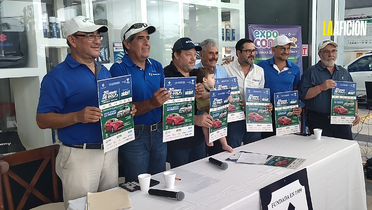 Como parte de sus 115 años de fundación, Canaco Tampico organiza un torneo de Golf. (Víctor Duran)