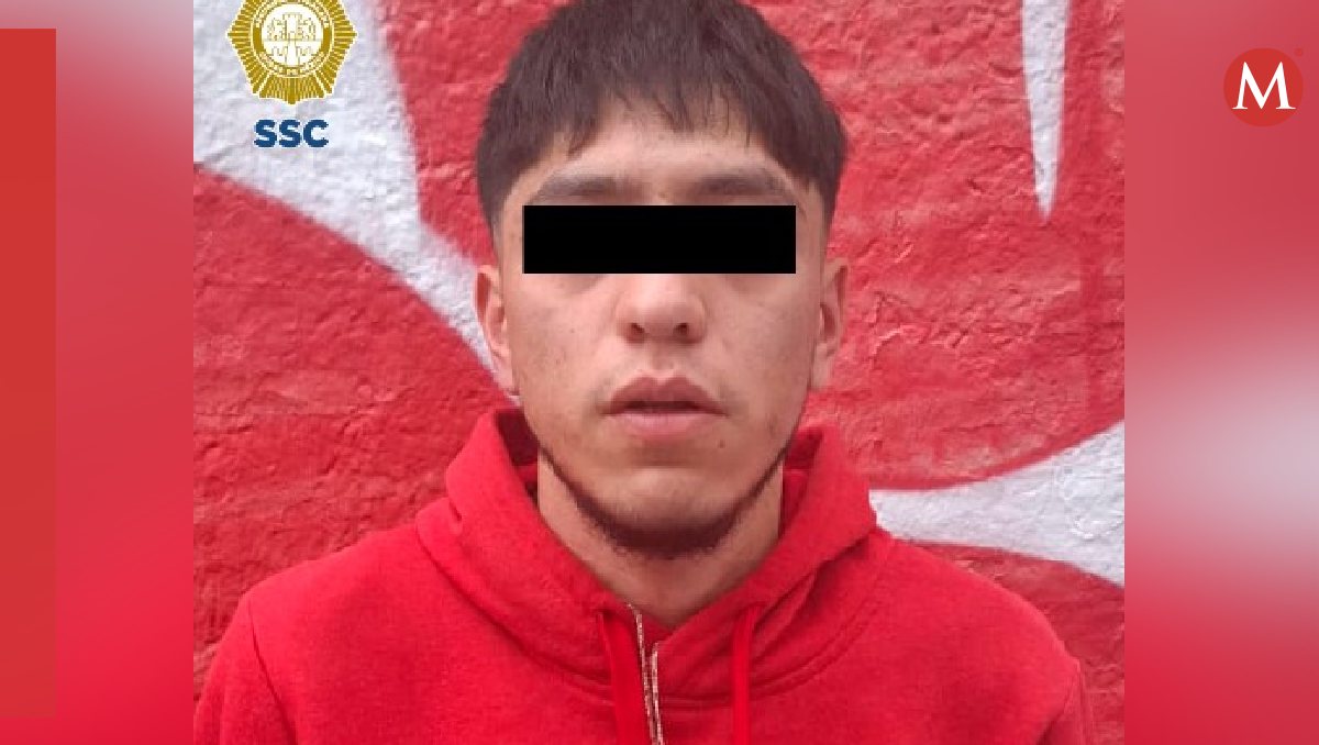 'El Diego', operador detenido de 'El Chori', líder la Unión Tepito. Foto: (Especial)