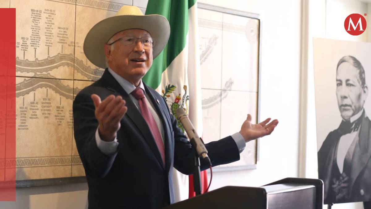 El embajador de Estados Unidos en México, Ken Salazar (Ariana Pérez)