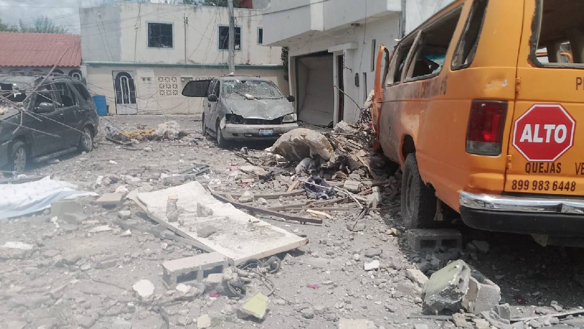 Explosión de casa en Reynosa