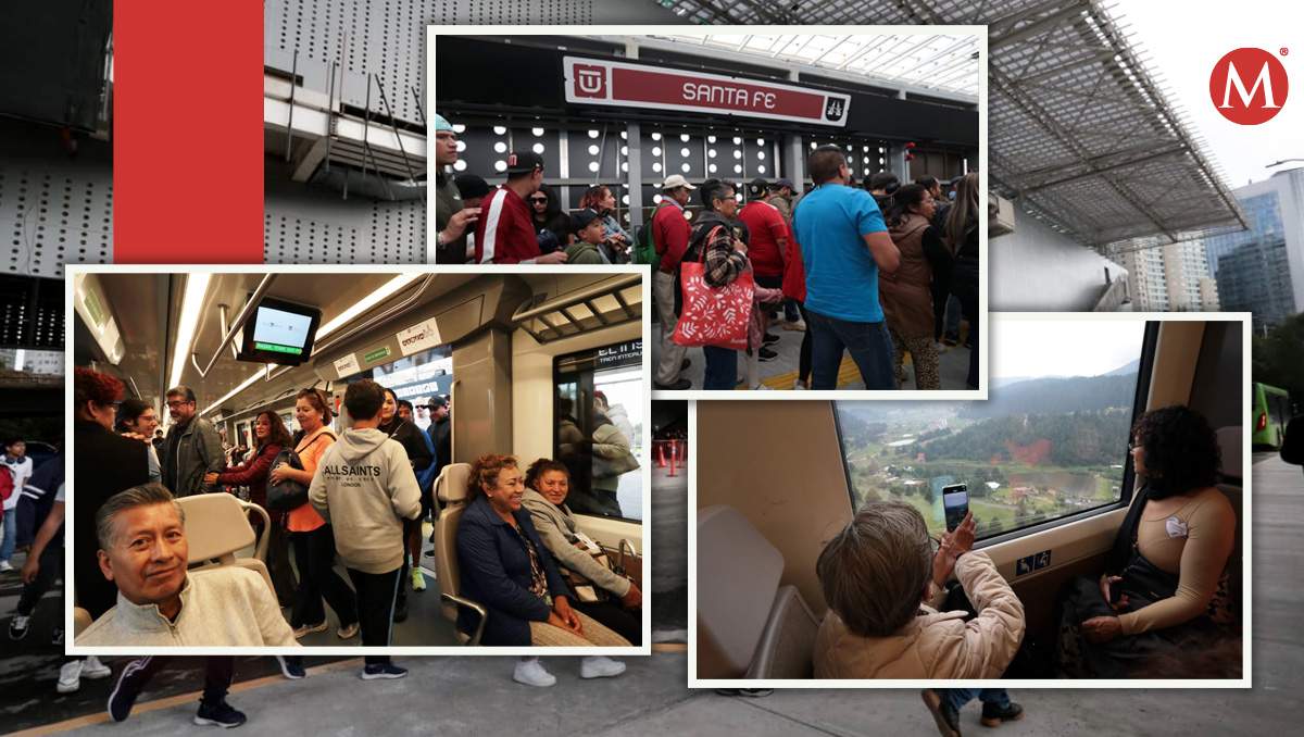 Incrementa afluencia del Tren Interurbano del Valle de Toluca a estación Santa Fe. |Fotos: Tania Contreras | Diseño: Mauricio Ledesma