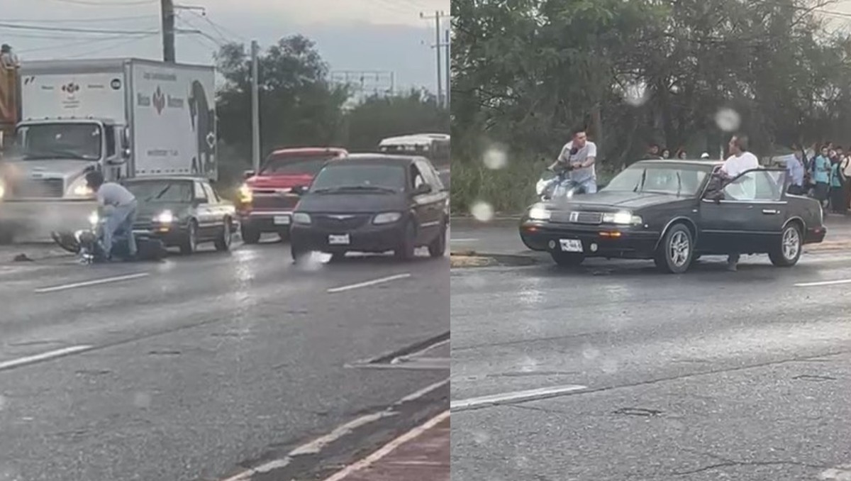 La pelea ocurrió sobre la Carretera a Laredo. Foto: Especial