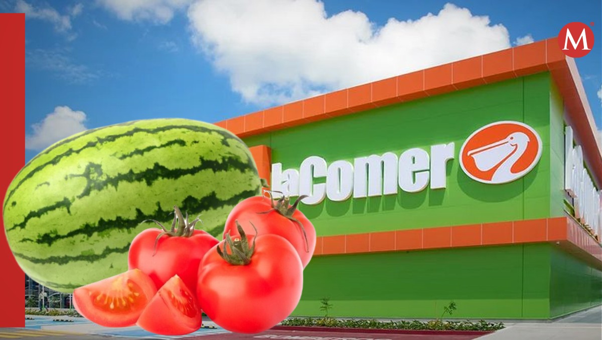 La sandía y el jitomate están entre las ofertas del Miércoles de Plaza en La Comer. (Especial)