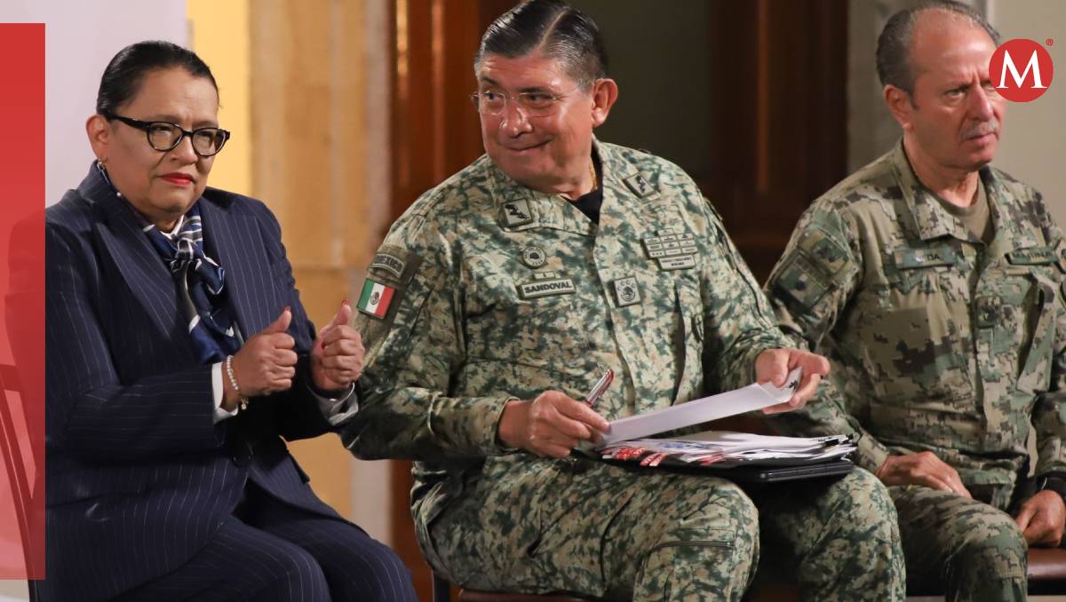 La secretaria de Seguridad y los titulares de la Sedena y Semar (Curtoscuro)