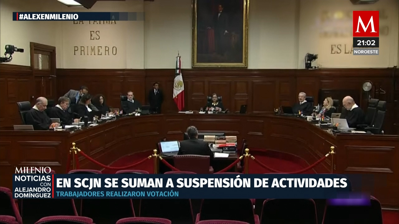 Trabajadores de la Suprema Corte se unen al paro de labores del Poder ...