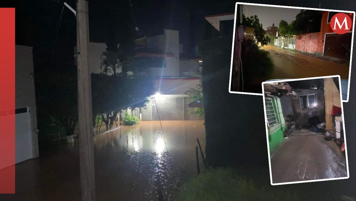 Afectaciones tras el desbordamiento del río en Tejupilco. Foto: (Especial)