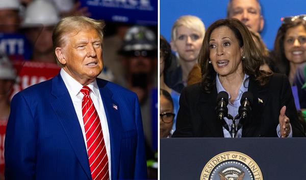 Las campañas de la aspirante demócrata Harris y su rival republicano Trump han aceptado las normas para el primer debate presidencial | EFE