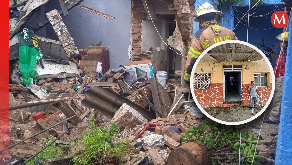 Se derrumba de cuarto de vecindad en Guadalajara hoy 4 de septiembre: ¿qué pasó en el lugar? (Fotos: Cortesía y Juan Carlos Munguía | Diseño: Milenio)