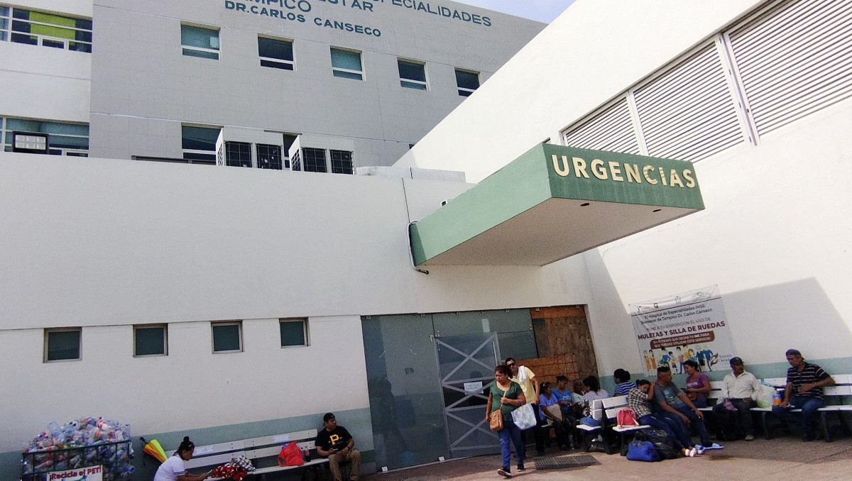 Hospital General de Tampico “Dr. Carlos Canseco”. (Yazmín Sánchez)