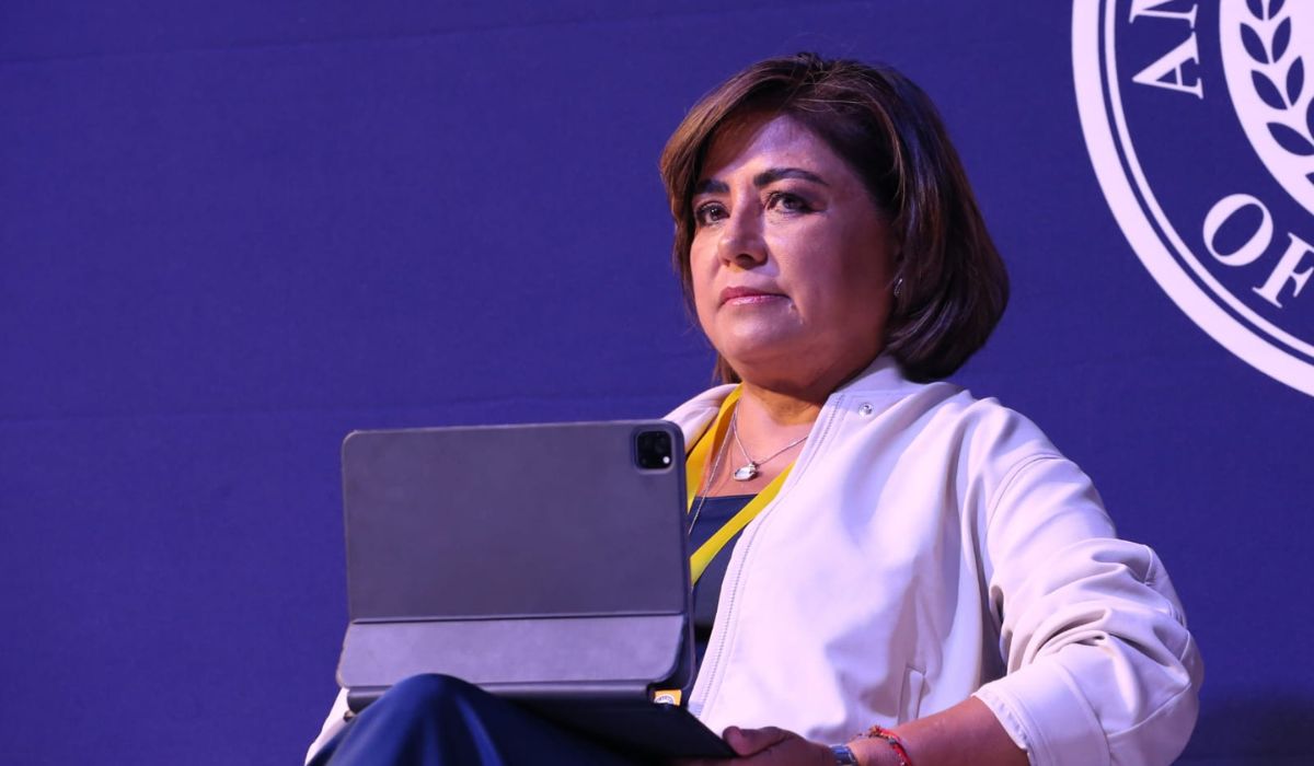 Irene Espinoza, subgobernadora del Banco de México (Banxico). Foto: (Ariana Pérez)