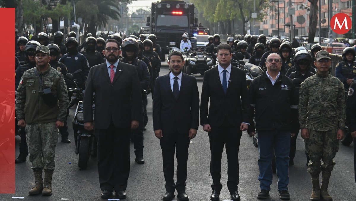 El jefe de Gobierno encabezó el evento junto a su gabinete de seguridad. | Especial