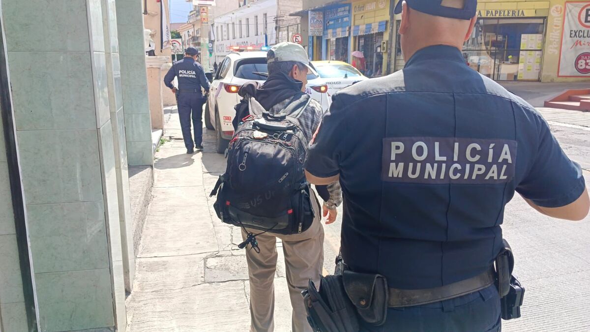 Policías de Pachuca localizan a un adulto mayor reportado como desaparecido