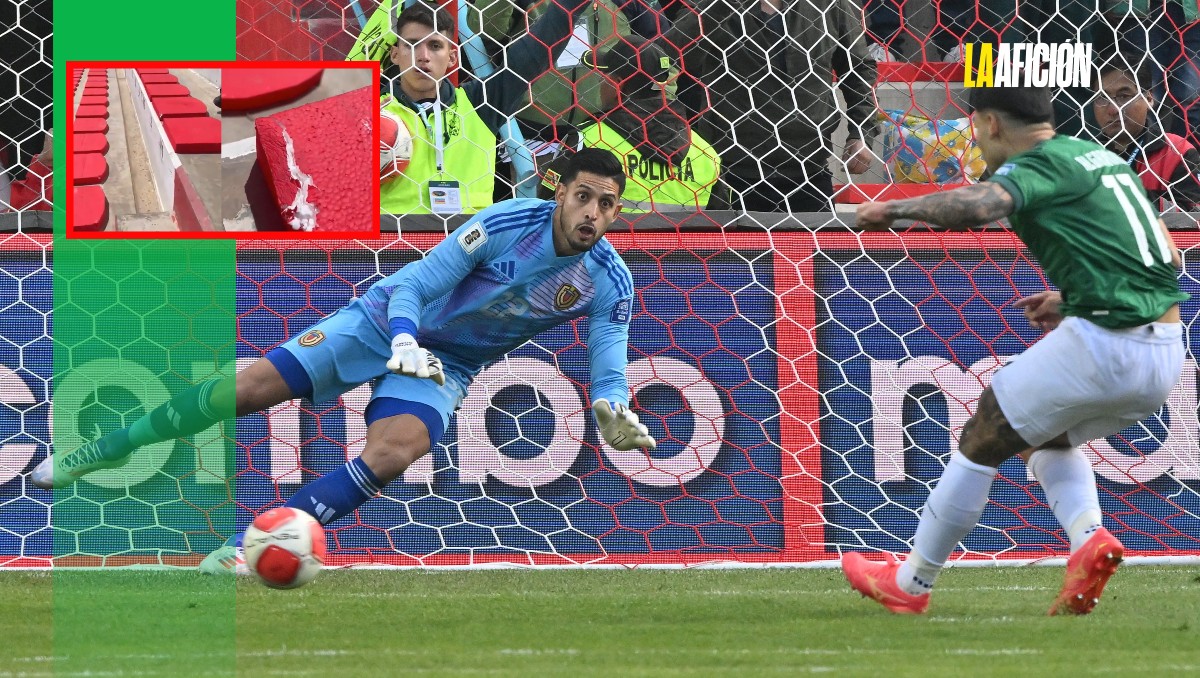 Bolivia colocó butacas de unicel en estadio donde jugó frente Venezuela en Eliminatorias de Conmebol (@Conmebol)