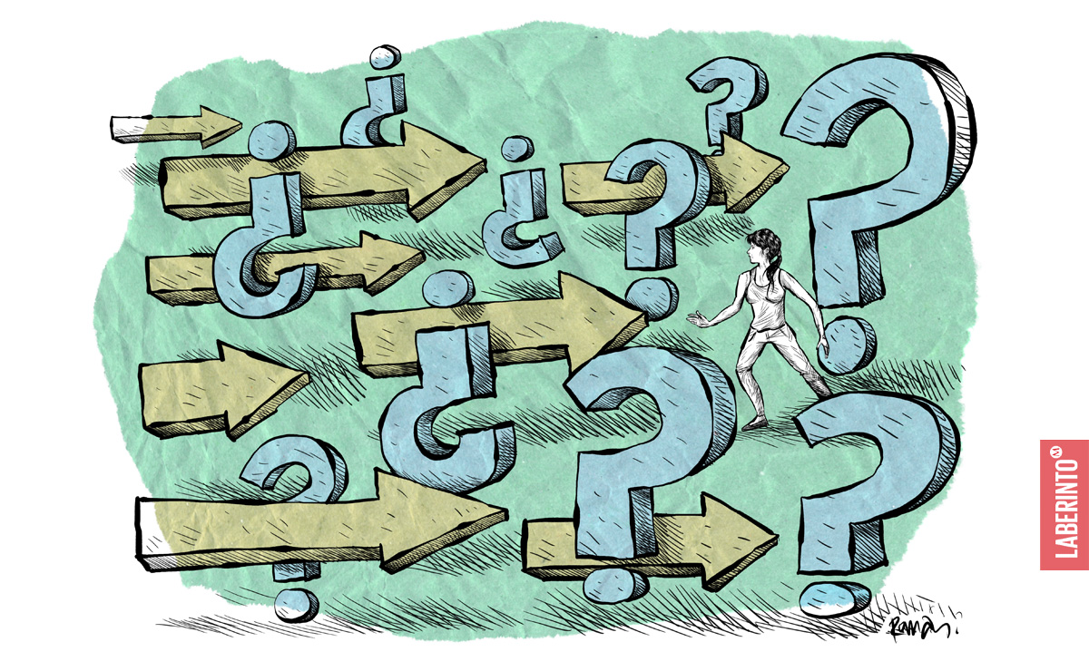Entre el dogmatismo y el relativismo hay una senda menos transitada: aspirar a saber más y mejor, sin complacencia ni credulidad. (Ilustración: Román)