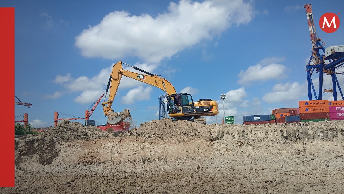 Obras en terminales privadas en el puerto de Altamira.