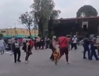 Cinco personas fueron detenidas tras una protesta en Xochimilco. | Foto: Especial