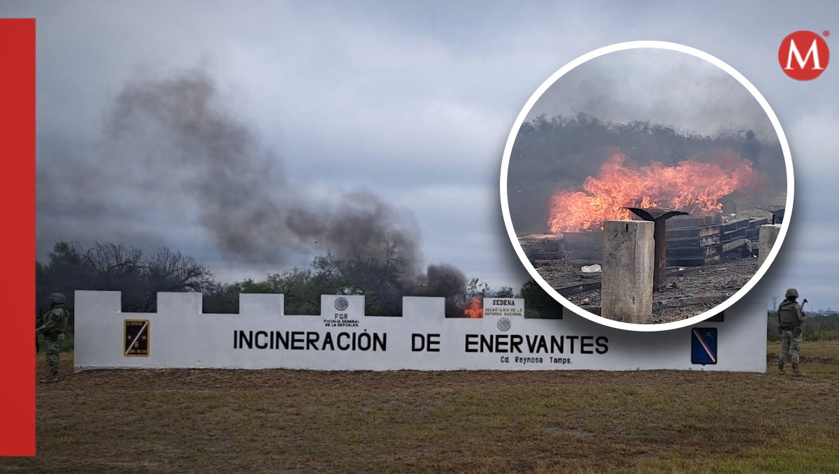 Queman droga en Reynosa