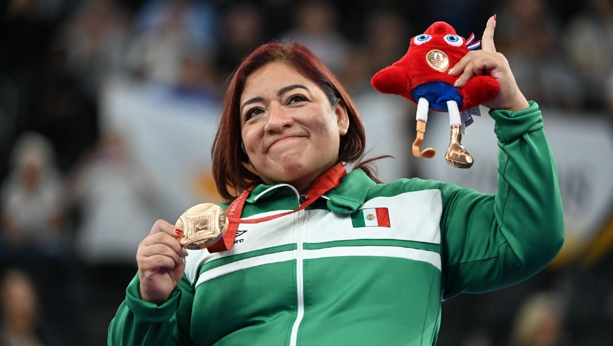 ¿Quién es Amalia Pérez, la mexicana que ganó bronce en parapowerlifting en los Paralímpicos de París 2024? (Conade)