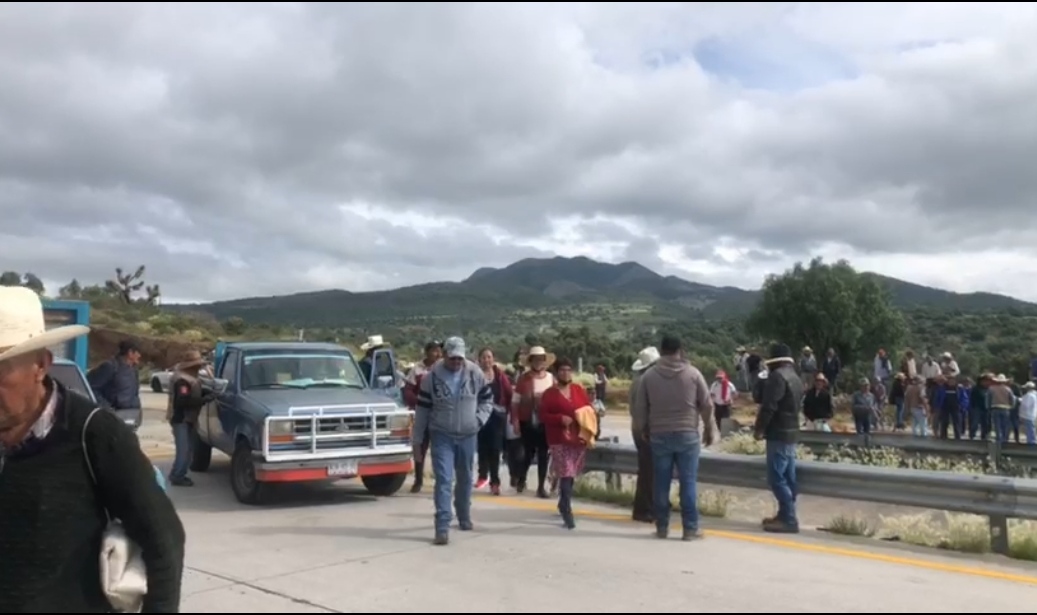 Ejidatarios retiran bloqueo en el Arco Norte este 6 de septiembre.