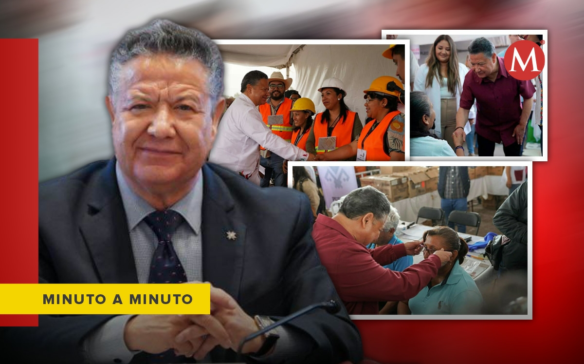 Segundo informe de gobierno de Julio Menchaca desde Pachuca. (Especial)