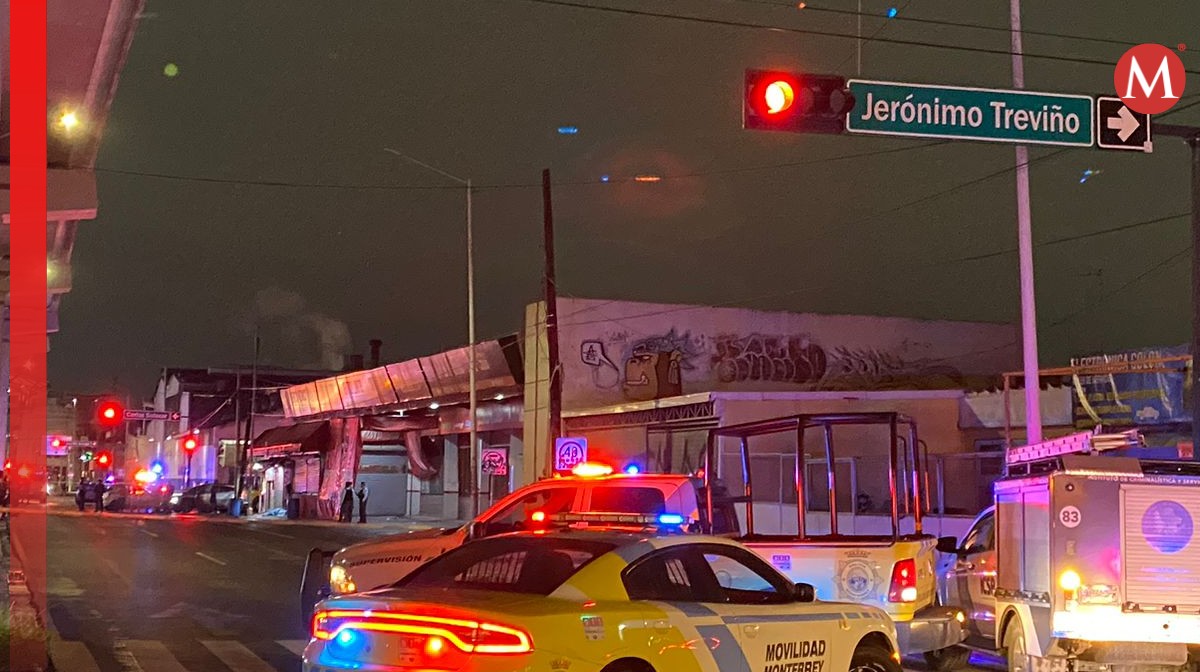 Ataque a balazos en el Centro de Monterrey. Foto: Édgar Plata