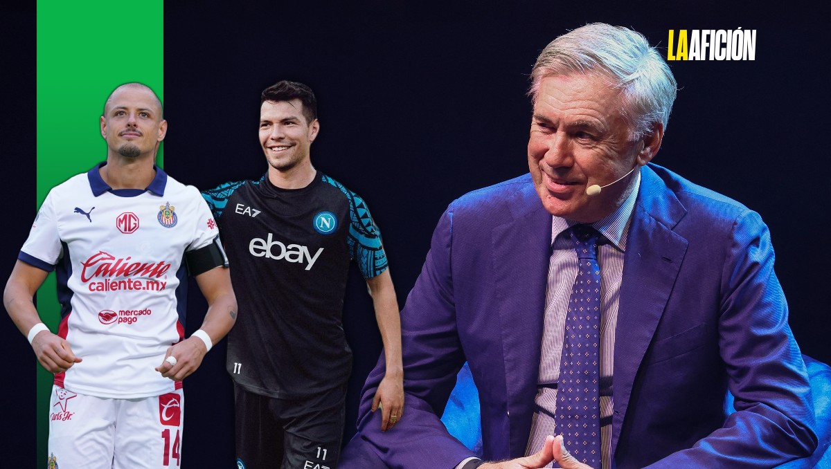 Carlo Ancelotti recuerda con cariño al 'Chicharito' y al 'Chucky' Lozano (Reuters/Imago 7/Instagram)