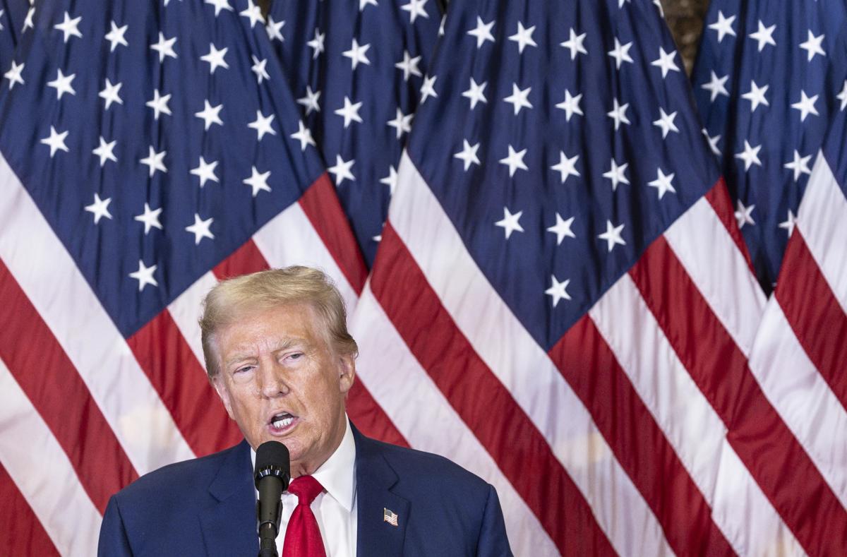 Donald Trump habló durante una conferencia de prensa en la Torre Trump. | EFE