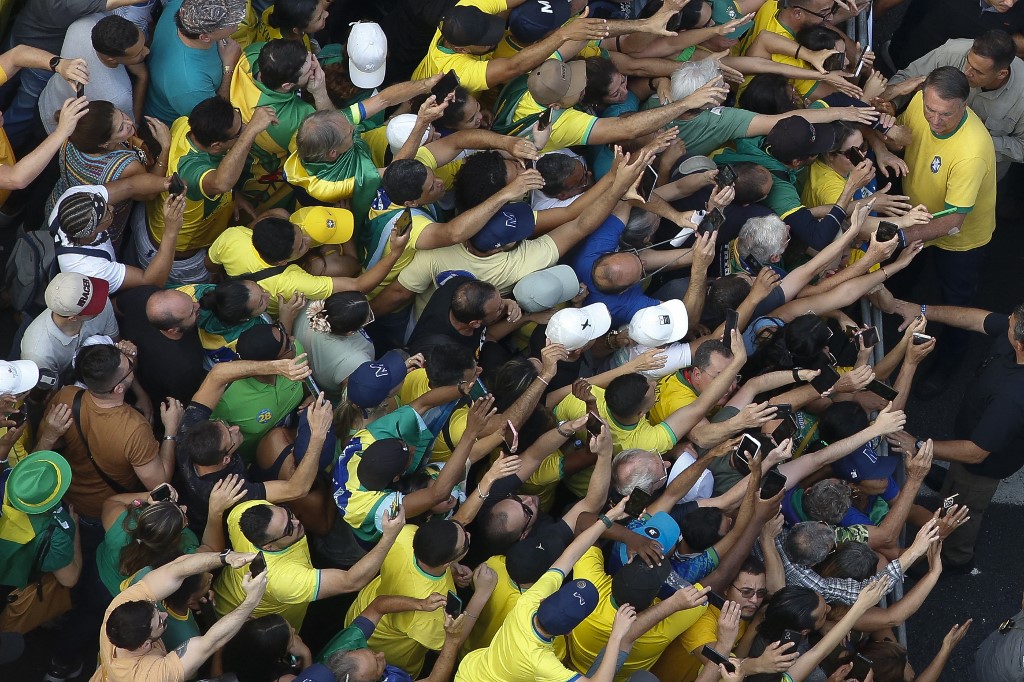 Jair Bolsonaro lidera manifestación masiva en Sao Paulo contra la "censura" de la red social X | Agencia AFP