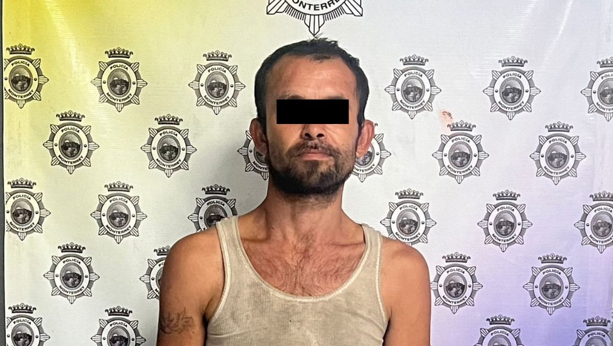 Juan Bernardo D., de 38 años de edad, fue detenido en el Centro de Monterrey. Especial