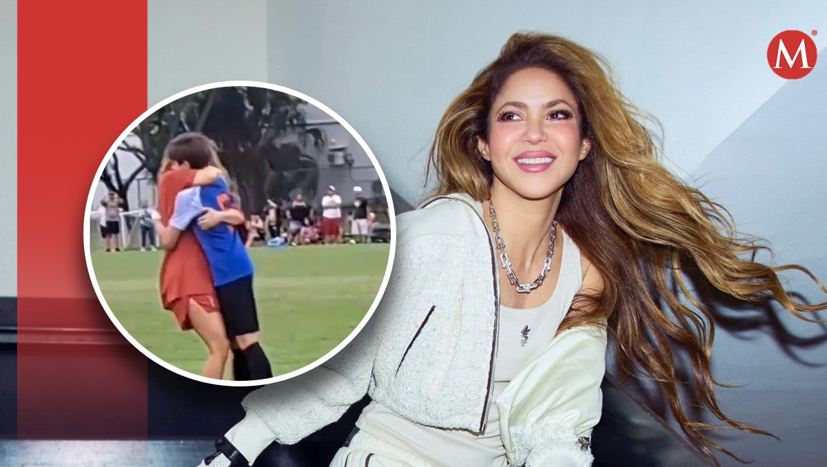 Shakira celebra emocionada el gol de su hijo. | X @shakiraxspain