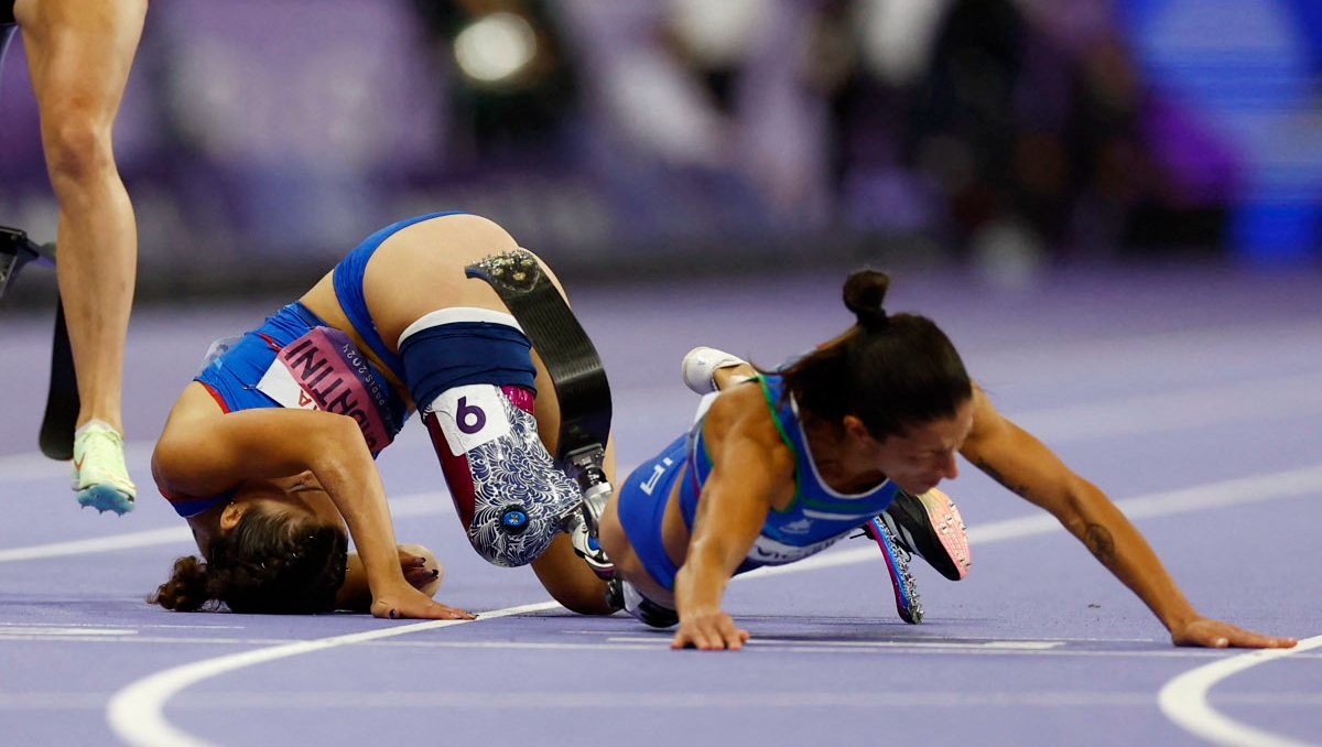 Atleta italiana pierde el oro cerca de la meta tras dramática caída (Reuters)