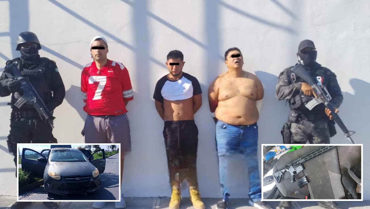 Enfrentamiento en Cadereyta deja tres detenidos. Foto: Especial