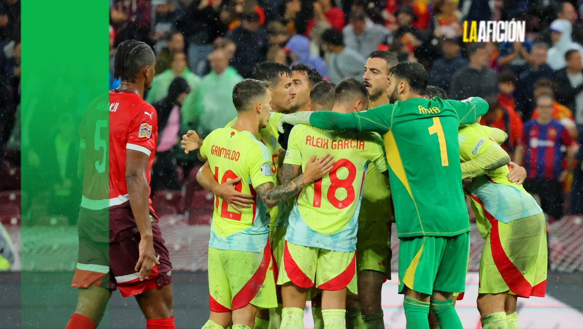 España detiene el ímpetu de Suiza y gana por goleada en la UEFA Nations League (Reuters)
