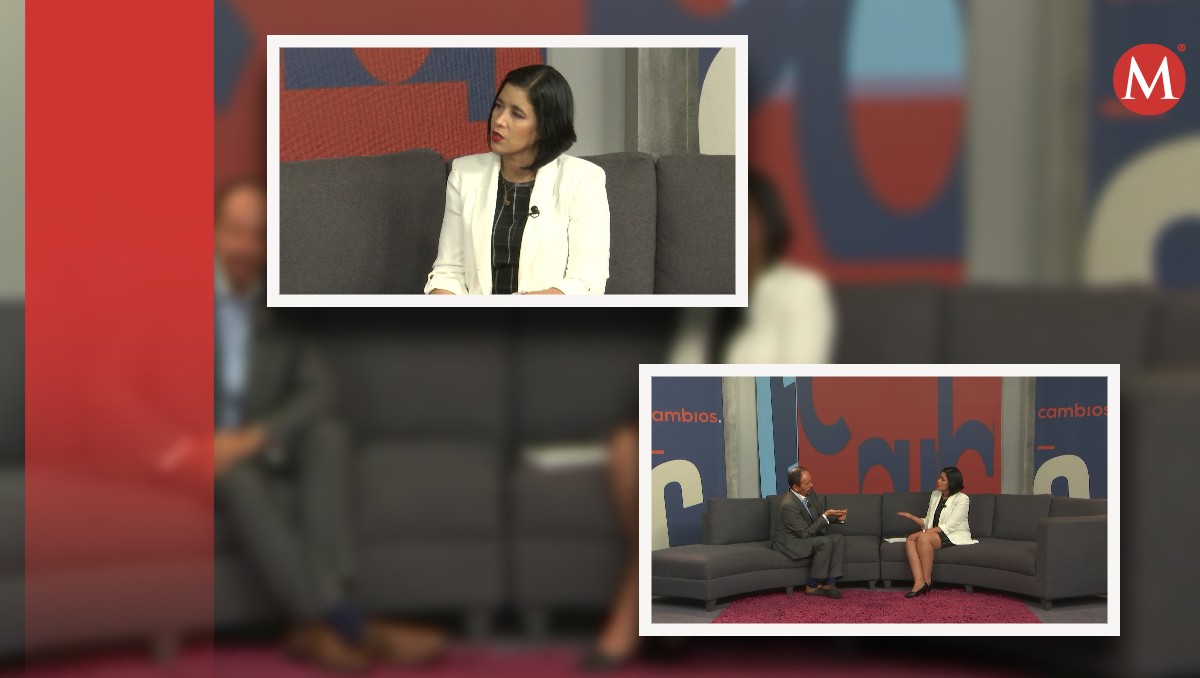 Sophia Huett López en el programa Cambios de Canal 6.