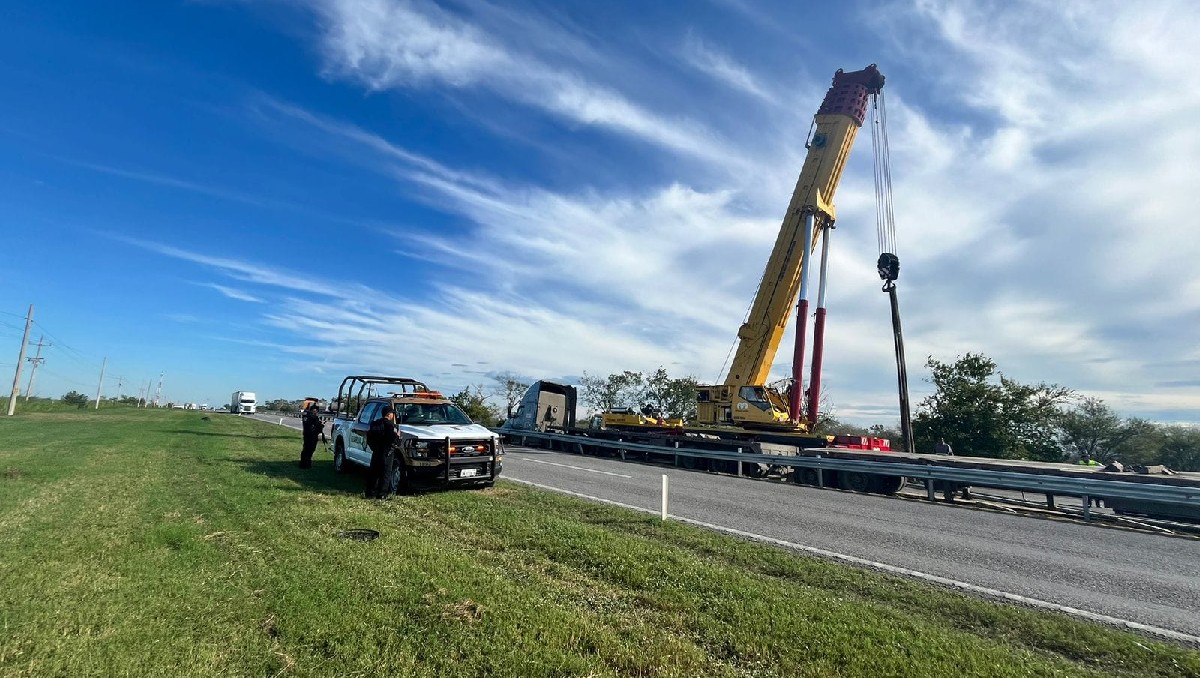 Accidente en carretera Tampico-Mante. (SSP)