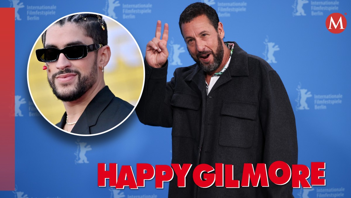 Adam Sandler y Bad Bunny trabajan juntos en secuela de Happy Gilmore