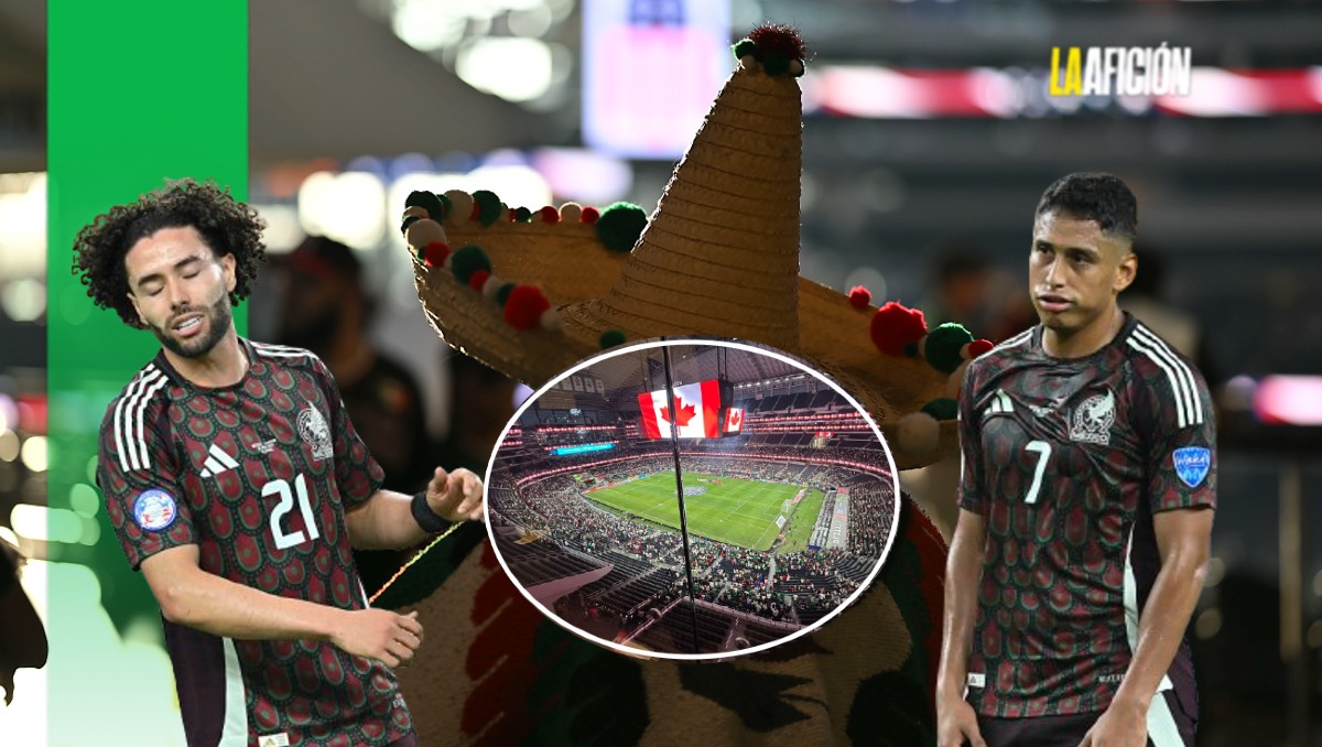 Afición vuelve a abandonar a la selección mexicana y deja 'desolado' el AT&T Stadium en partido ante Canadá (Imago7/Enrique Martínez)