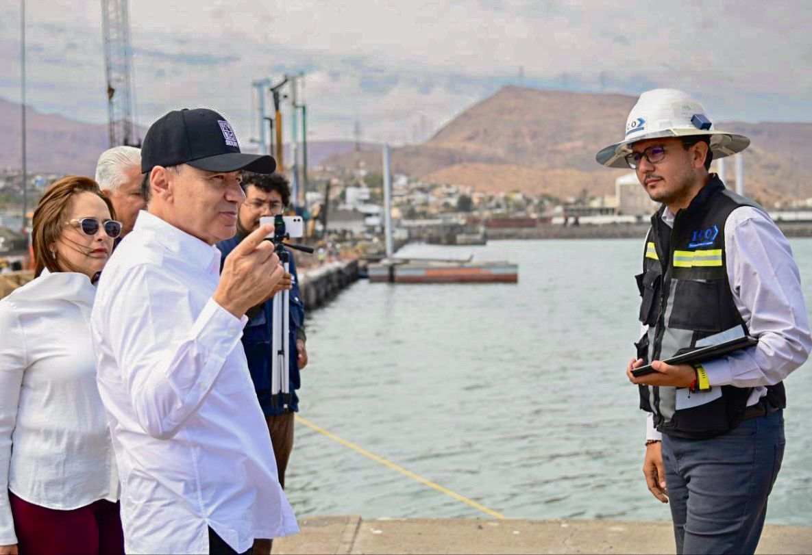 Alfonso Durazo moderniza la conexión del Puerto de Guaymas con el Noreste