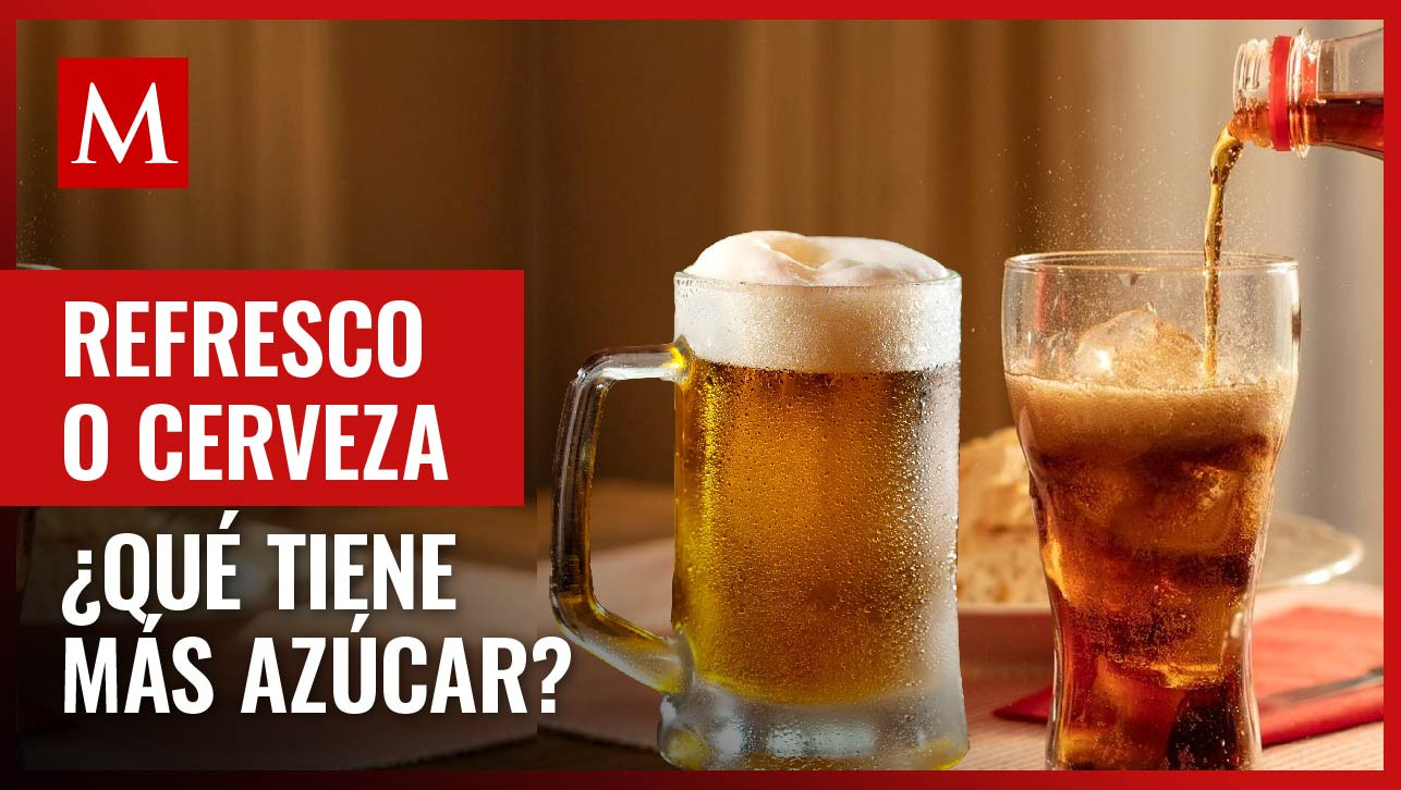Si consumes mucho refresco o cerveza, esta información sobre sus cantidades de azúcar puede ayudarte