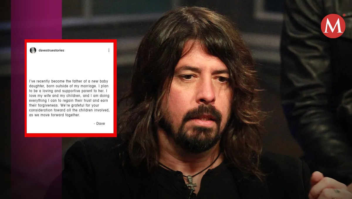 Dave Grohl emitió un comunicado para revelar que es padre de una bebé.
