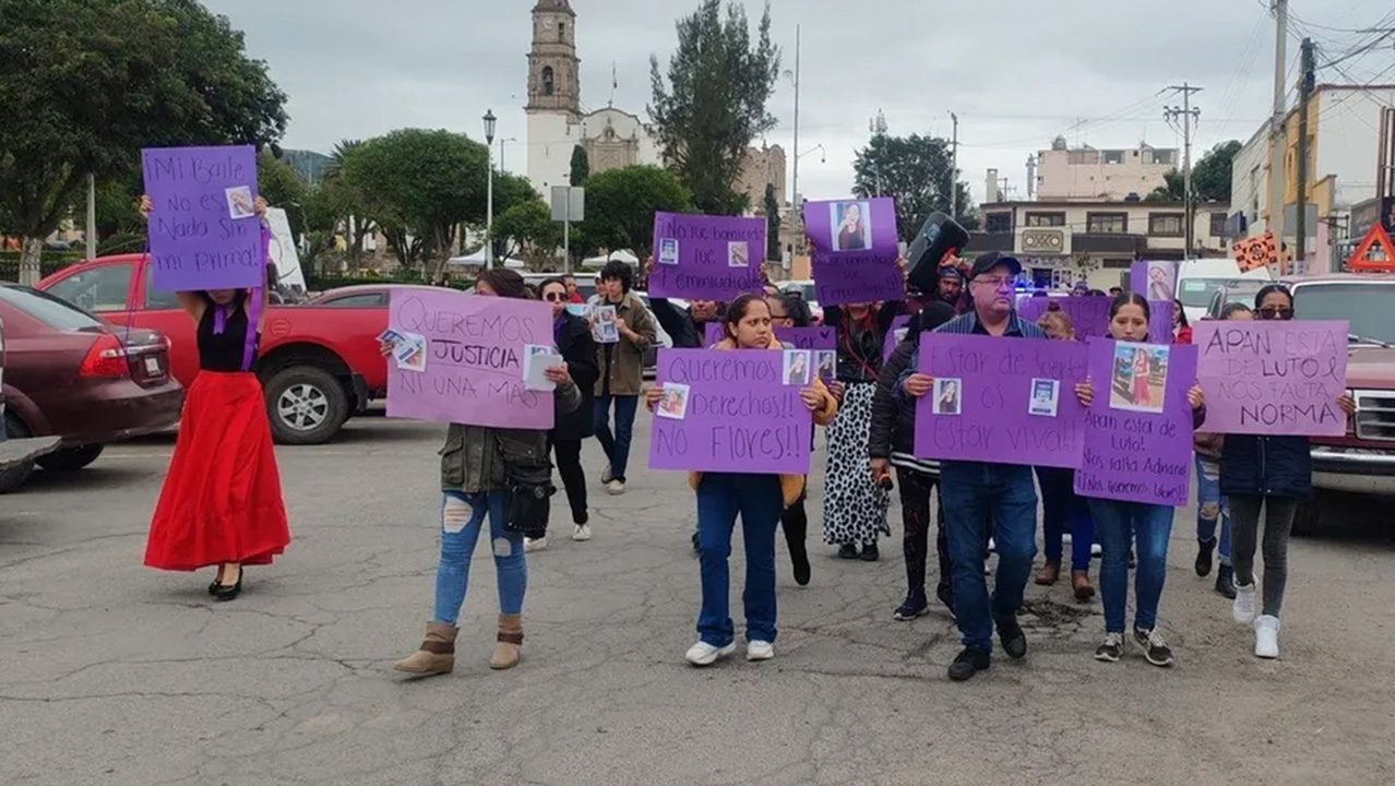 En Hidalgo, continúan las protestas para demandar justicia por feminicidio de Adriana