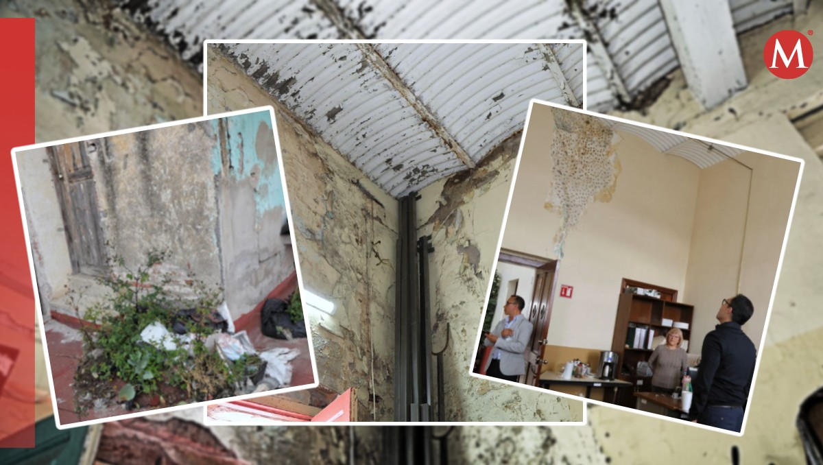 Instalaciones deterioradas del ayuntamiento de Pachuca