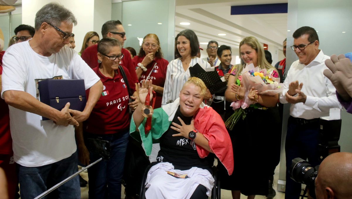 Mazatlán celebra el regreso de Rosa María Guerrero tras su triunfo en los Juegos Paralímpicos de París 2024 | Especial