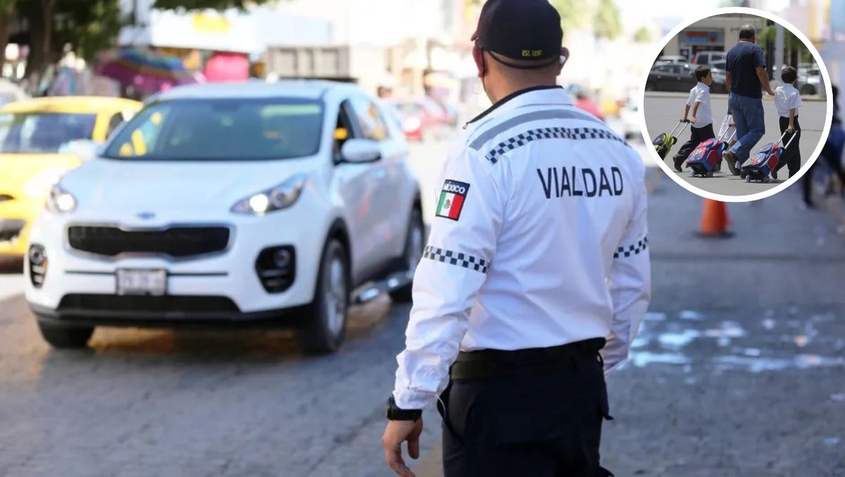 Multa por hacer doble fila en escuelas de Torreón. | Especial