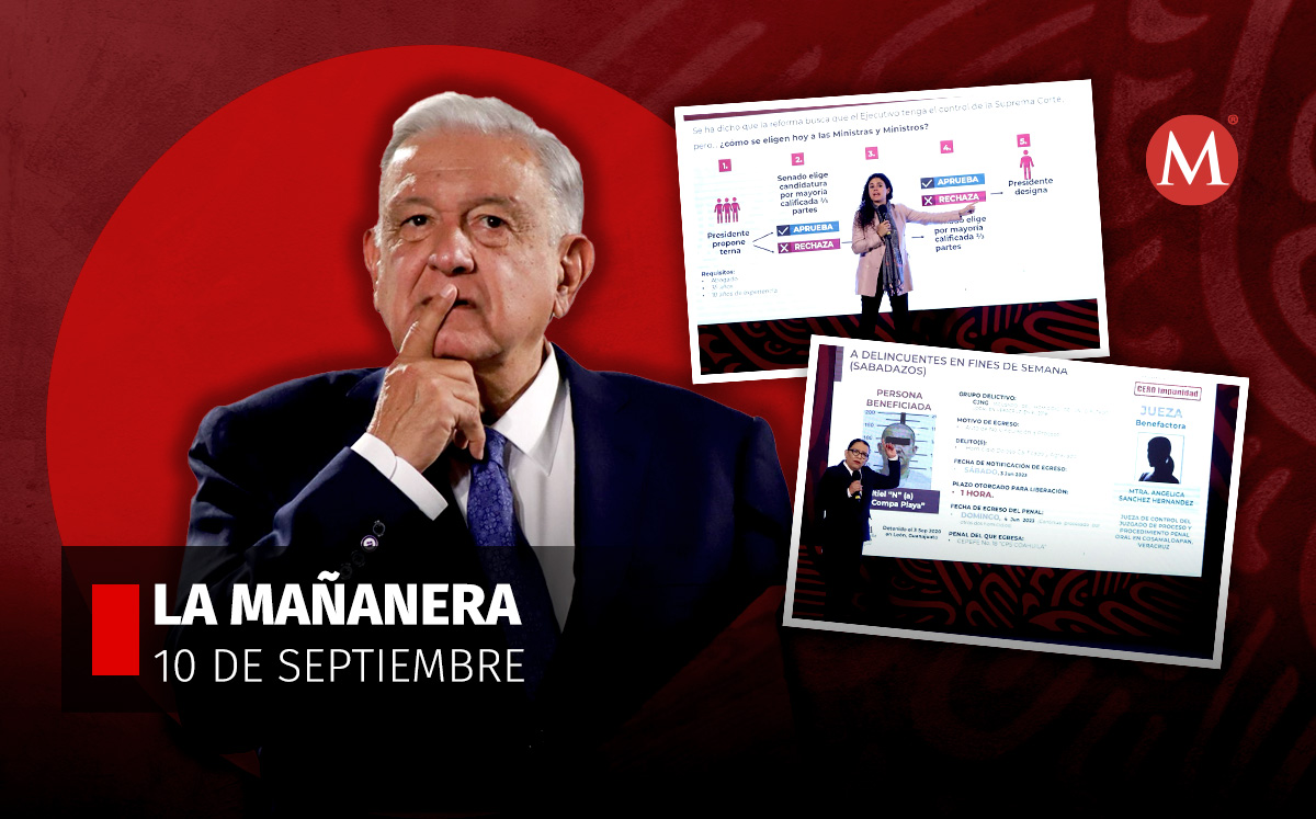 El presidente López Obrador en la mañanera desde Palacio Nacional. | Cuartoscuro