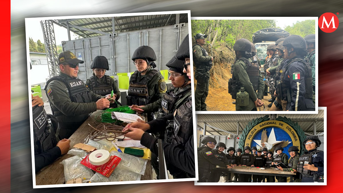 Las agentes policiales de Michoacán fueron instruidas por elementos de la Fuerza Militar de Colombia. | Especial