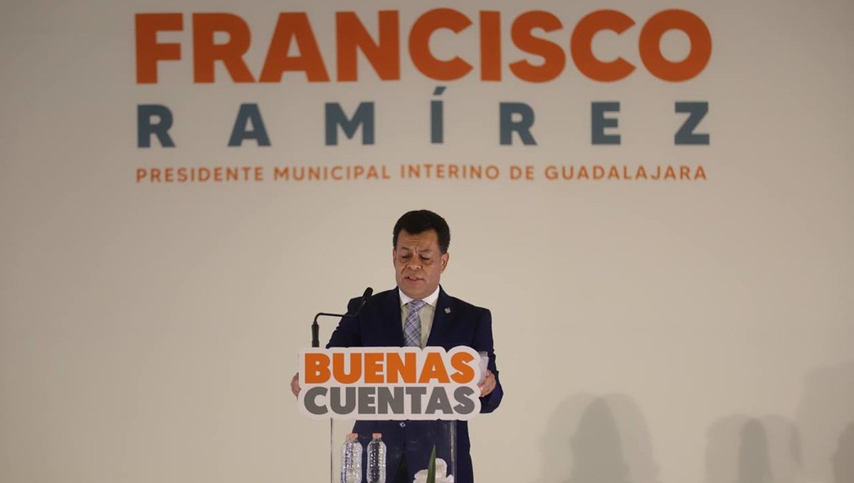 Alcalde interino de Guadalajara, Francisco Ramírez, da su informe: ¿qué dijo de la seguridad? (Cortesía)