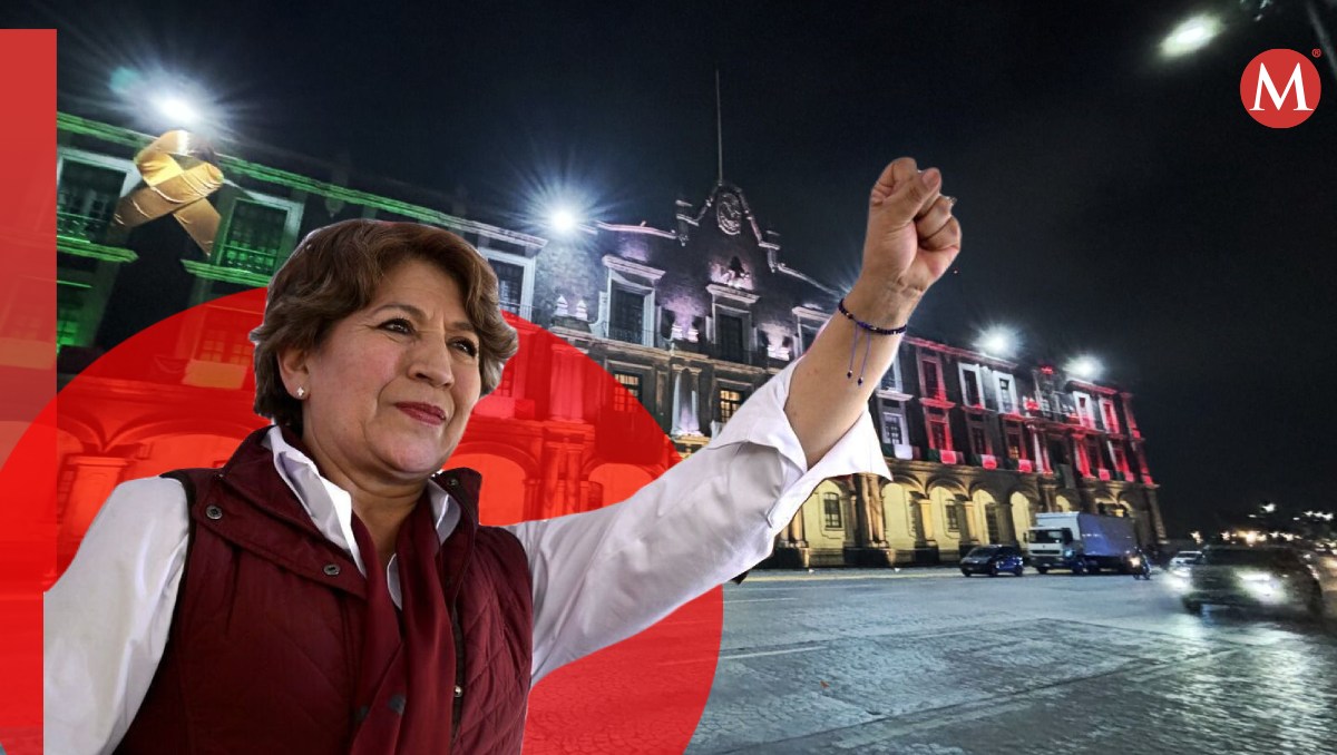 Es la primera vez que Delfina Gómez encabezará la ceremonia del Grito en el Estado de México. Foto: (Especial)