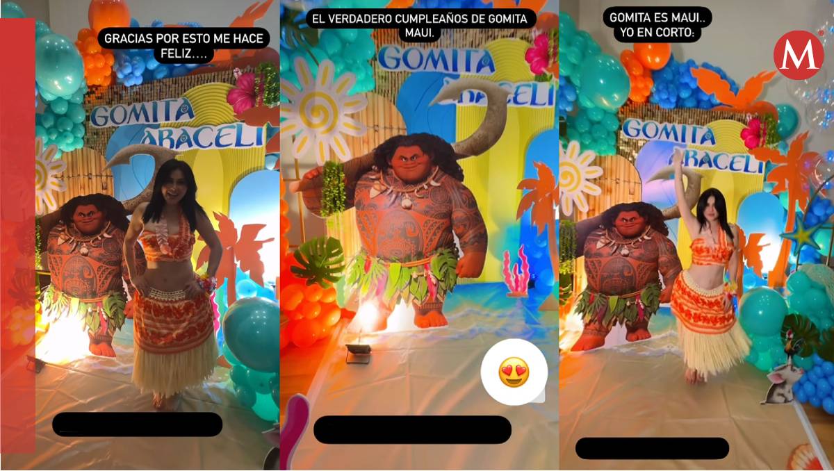 Gomita tiene fiesta temática de 'Moana' | Especial