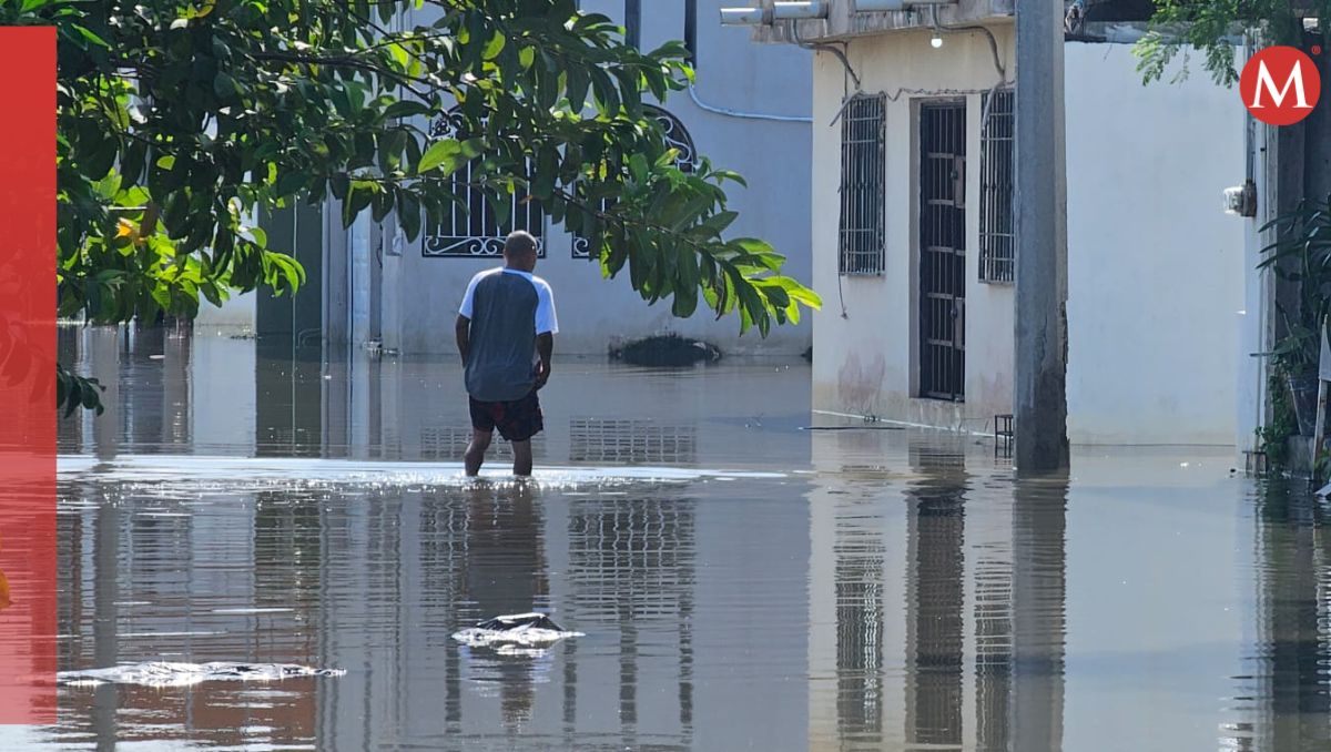 Matamoros se inunda tras tormenta Francine